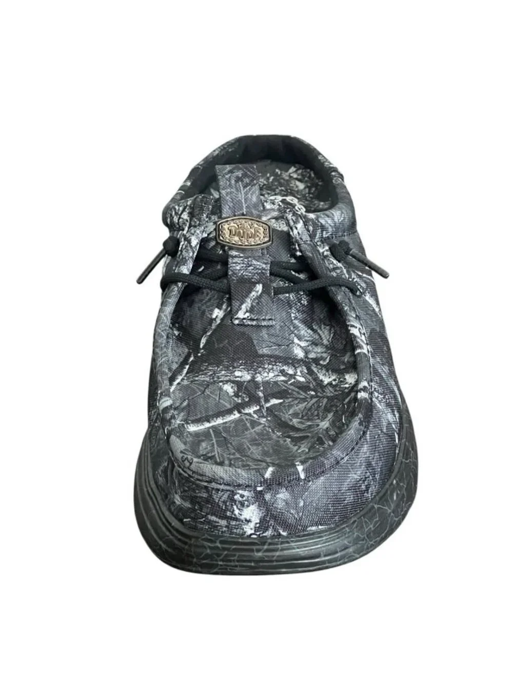 JELLY ROLL x Hey Dude Realtree Edge Wally Comf Slip Shoes Black Camo Men's 10